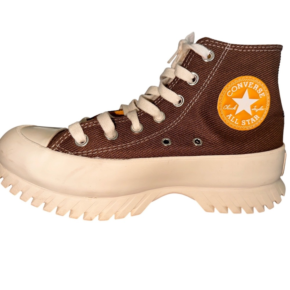 Converse Chuck Taylor‎ All Star Lugged 2.0 High Top Brown Platform Sneakers